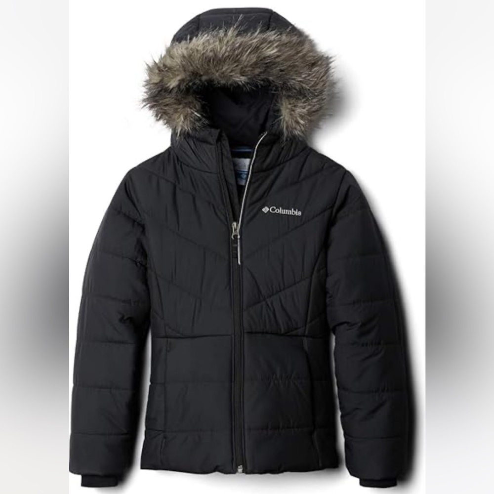Columbia Toddler Girl’s Black Katelyn Crest Winter Snow Jacket Coat Size XXS 4/5